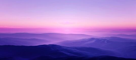 Poster - A gradient that shifts from deep violet at the bottom to a soft lavender at the top background