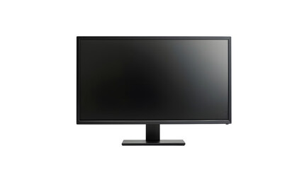lcd monitor isolated on a transparent background
