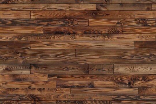 Seamless Walnut Wood Floor Texture: Experience luxury with a repeating pattern of lustrous walnut wood grains.