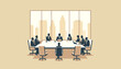 © DRN Studio - Concept vector illustration of business situation.