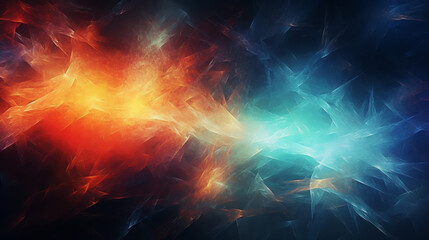 Wall Mural - abstract vibrant colors wavy flow 3d rendered illustration background scifi futuristic background