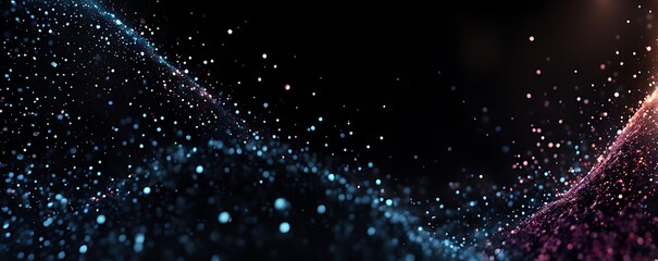 Digital background for advanced technological operations, neural networks, AI, data transmission, encryption, digital archives, audio and visual representations, scientific research and etc