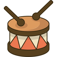 Poster - Circus Drum Sticker