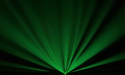 Green abstract background with dark theme and catchy light beams modernity concept illustration wallpaper