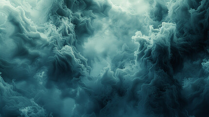 Wall Mural - a chaotic abstract smokey backgrounds mimicking a stormy atmosphere, featuring abstract smokey backgrounds