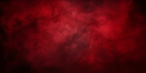 Wall Mural - Abstract red watercolor background with dark grunge texture and smoke , distressed vintage. dark maroon background, dark crimson texture, banner