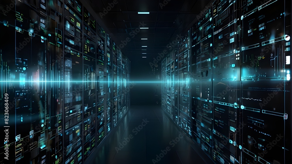 tart with a central point representing the data source (e.g., databases ...