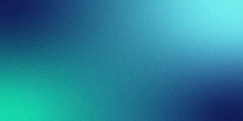 Poster - Abstract Vintage Dark blue to silver Gradient with rough, grain, noise, bright spots texture . Grunge Grainy mix Color gradient ombre. Glowing foil glitter metallic wall texture.	