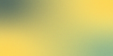 Poster - Abstract Vintage Gray to yellow Gradient with rough, grain, noise, bright spots texture . Grunge Grainy mix Color gradient ombre. Glowing foil glitter metallic wall texture.	