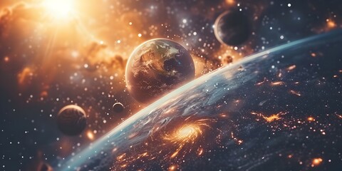 Wall Mural - cosmic and astronomical discoveries for the visually impaired
