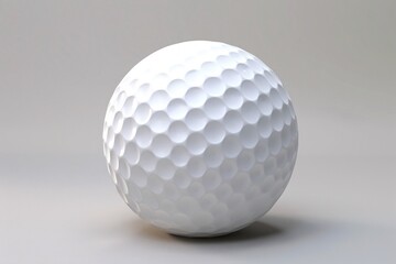 a close-up of a golf ball