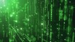 © Anastasia - Abstract digital technology background in dark green color with circuit board patterns and glowing lights