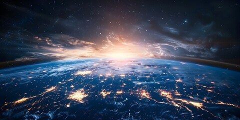 Wall Mural - transnational propelling space and scientific advancement