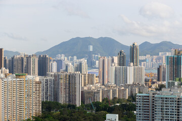 Poster - Hong Kong residential district area