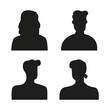 © TA Sydoruk - Flat illustration in black color. Avatar, user profile, person icon, profile picture. Suitable for social media profiles, icons, screensavers and as a template...