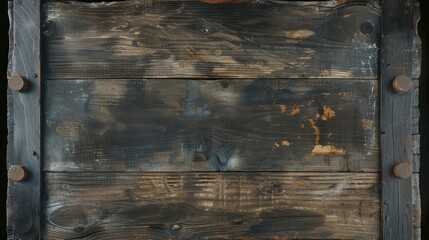 Poster - Aged Wood Texture with Rustic Appeal