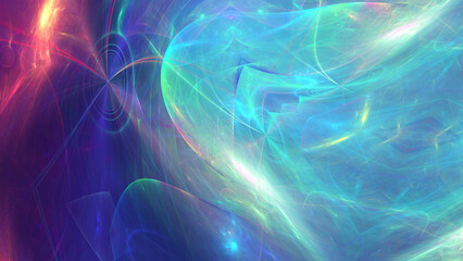 Wall Mural - nebula color smoke abstract illustration