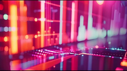 Leinwandbilder - Financial Analysis Concept with Digital Charts and Graphs