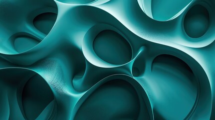 Wall Mural - a captivating monochromatic abstract background with organic shapes and patterns in varying shades o