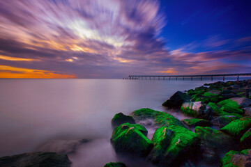 Wall Mural - Kerpe offers untouched beauties as it is a natural harbor that has protected itself for centuries. EagleRocks are one of the beauties that Kerpe offers