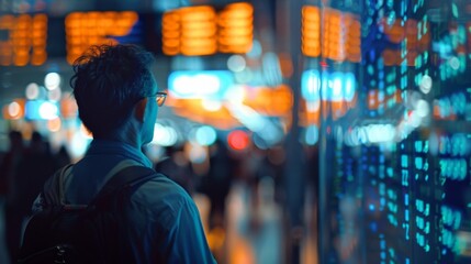 the traders on the stock exchange floor move with precision and agility always one step ahead in the