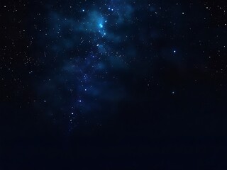 Space abstract background. blue star field of the milky way galaxy.
