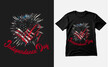 © MDMAHBUBUR - 4th of july usa independence day tshirt design