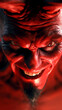 © www.freund-foto.de - Roter Teufel Dämon mit roten Augen als Poster