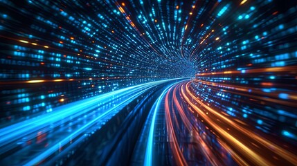Abstract background cyberspace