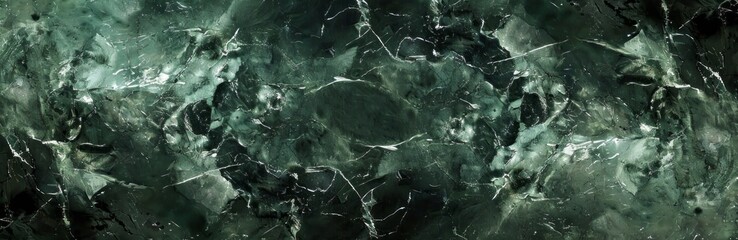 Wall Mural - a flat texture of a dark green marble, with subtle veining and a mottled surface effect