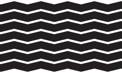 Wall Mural - black zig zag pattern background. isolated on white background. skew position. eps 10