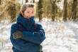 © fStop - Portrait of Woman on Snow covered Field