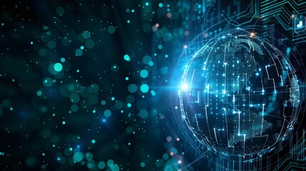Aufkleber - Digital transformation technology strategy, IoT, internet of things. transformation of ideas and the adoption of technology in business