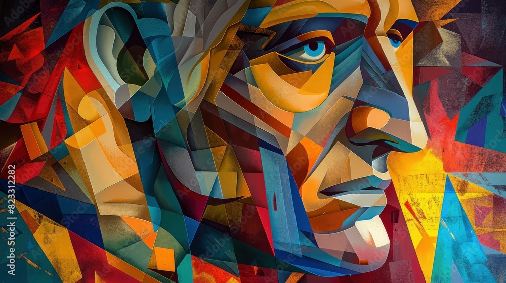 Pledge of Allegiance, Thomas Jefferson, bold and colorful fantasy ...