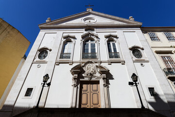 Wall Mural - The Parish church of Blessed Sacrament have been constructed around 1685 and then reconstructed in 1807 in Baroque style.Lisbon, Portugal.