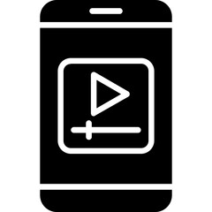 Canvas Print - Video Player icon