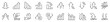 © Artco - Line icons about increase and decrease. Contains such icons as stock market, profit, launch and more. Editable vector stroke. 512x512 Pixel Perfect in transparent background.