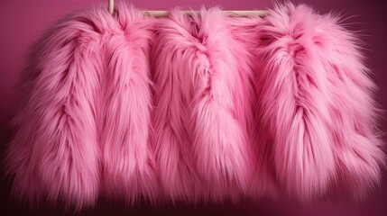 Poster - cozy pink fur