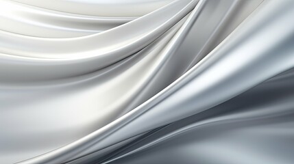 Canvas Print - gradient abstract silver background