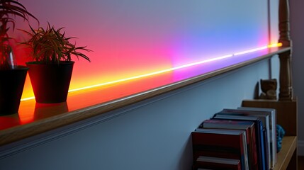 Canvas Print - strip turn on led light