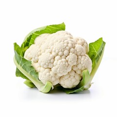 Poster - cauliflower isolated on white background