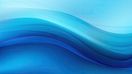 Sticker - navy blue wave gradient background