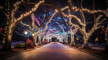 Poster - glow holiday light