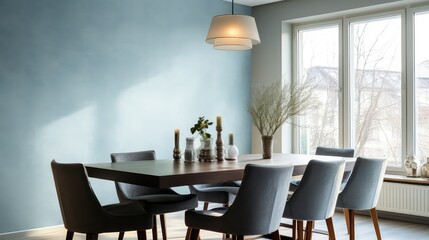 Sticker - tranquil light blue wall paper