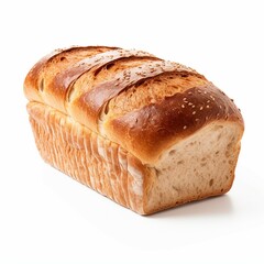 Sticker - fresh loaf of bread isolated on white