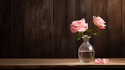 Wall Mural - delicate pink rose