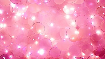 Wall Mural - whimsical pink lights background