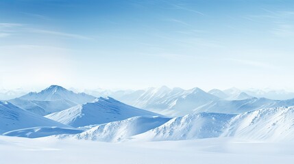 Canvas Print - peaks blue christmas background