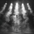 © Rayhanbp - light spotlight stage background smoke entertainment lamp studio bright night show spot empty concert scene