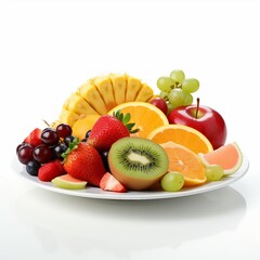 Poster - fruits on a platter